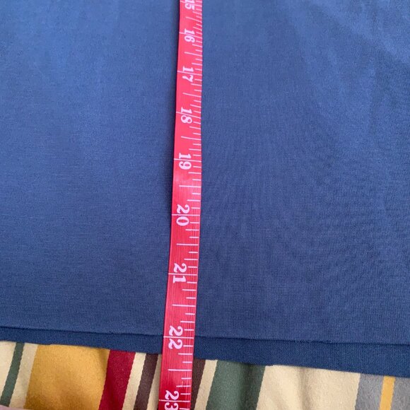 NWT Ariat Women’s Top Washed Jersey Knit Tank Raw Edge Ruffle Midnight Navy XL - Picture 8 of 8